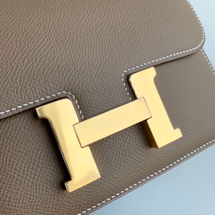 H**mes constance epsom leather-19cm