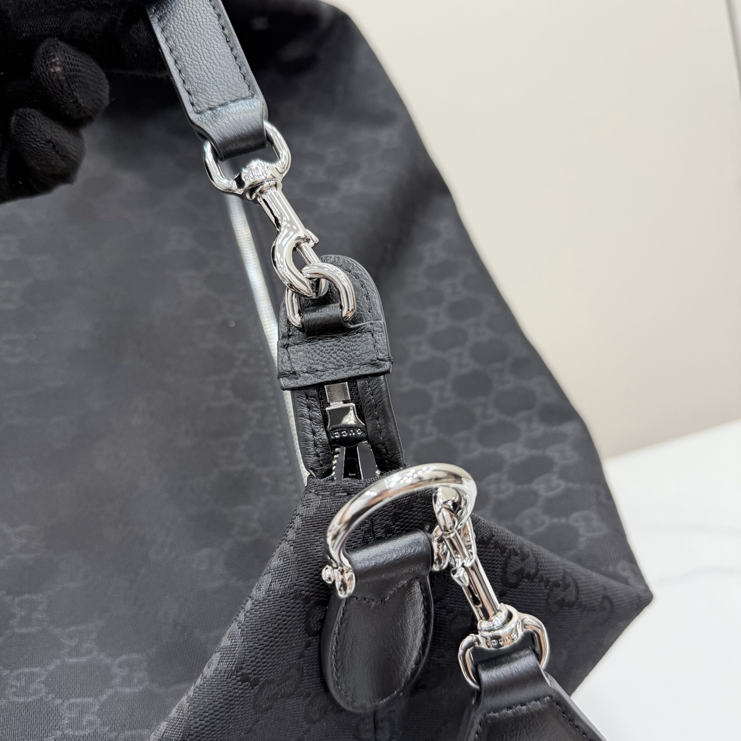 Guc*ci Brera GG Canvas Large Shoulder Bag-46*29*20.5CM