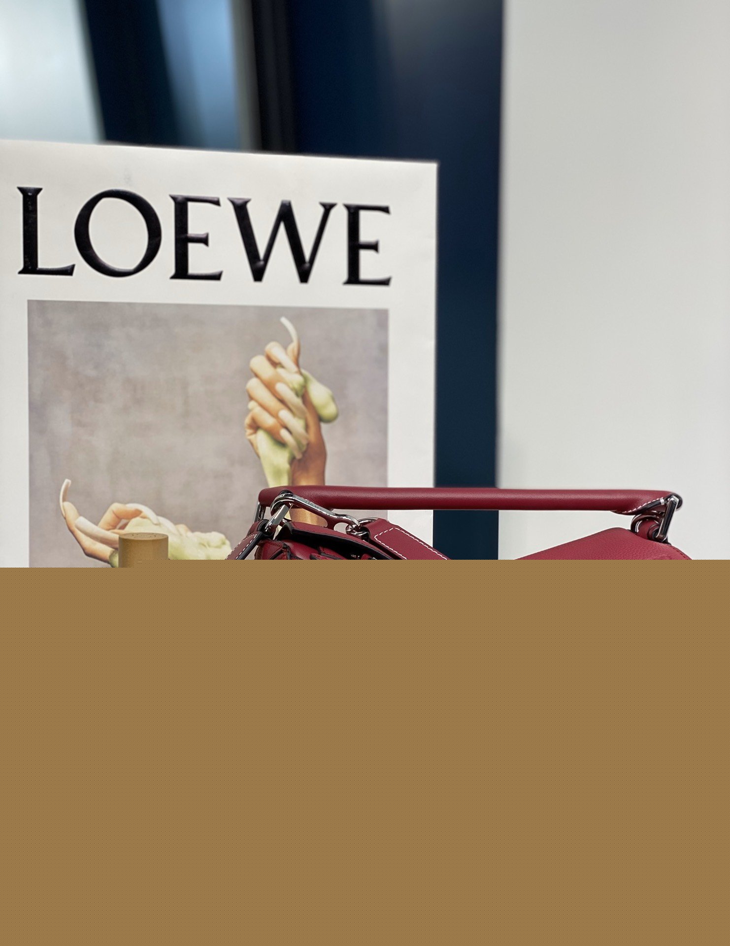 L0ew* puzzle small bag-24*10*14cm