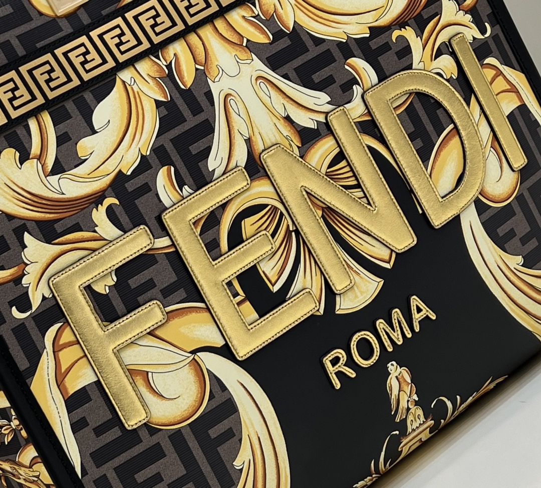 F**di & versace tote-36*17*31cm