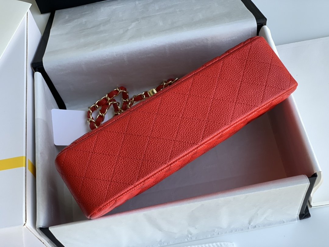 Ch@nel Flap Bag-Caviar Leather-25CM
