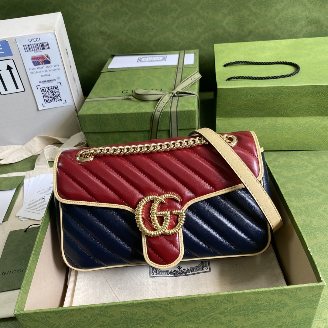 G*u*i marmont bag-26*15*7cm