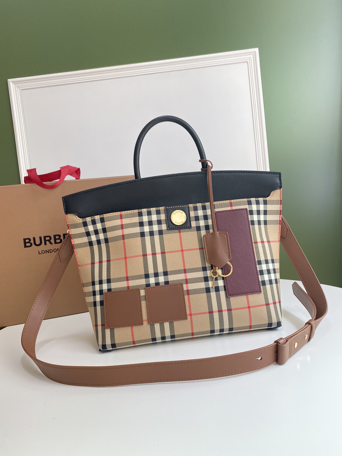 B**rry society vintage tote-28*36*29cm