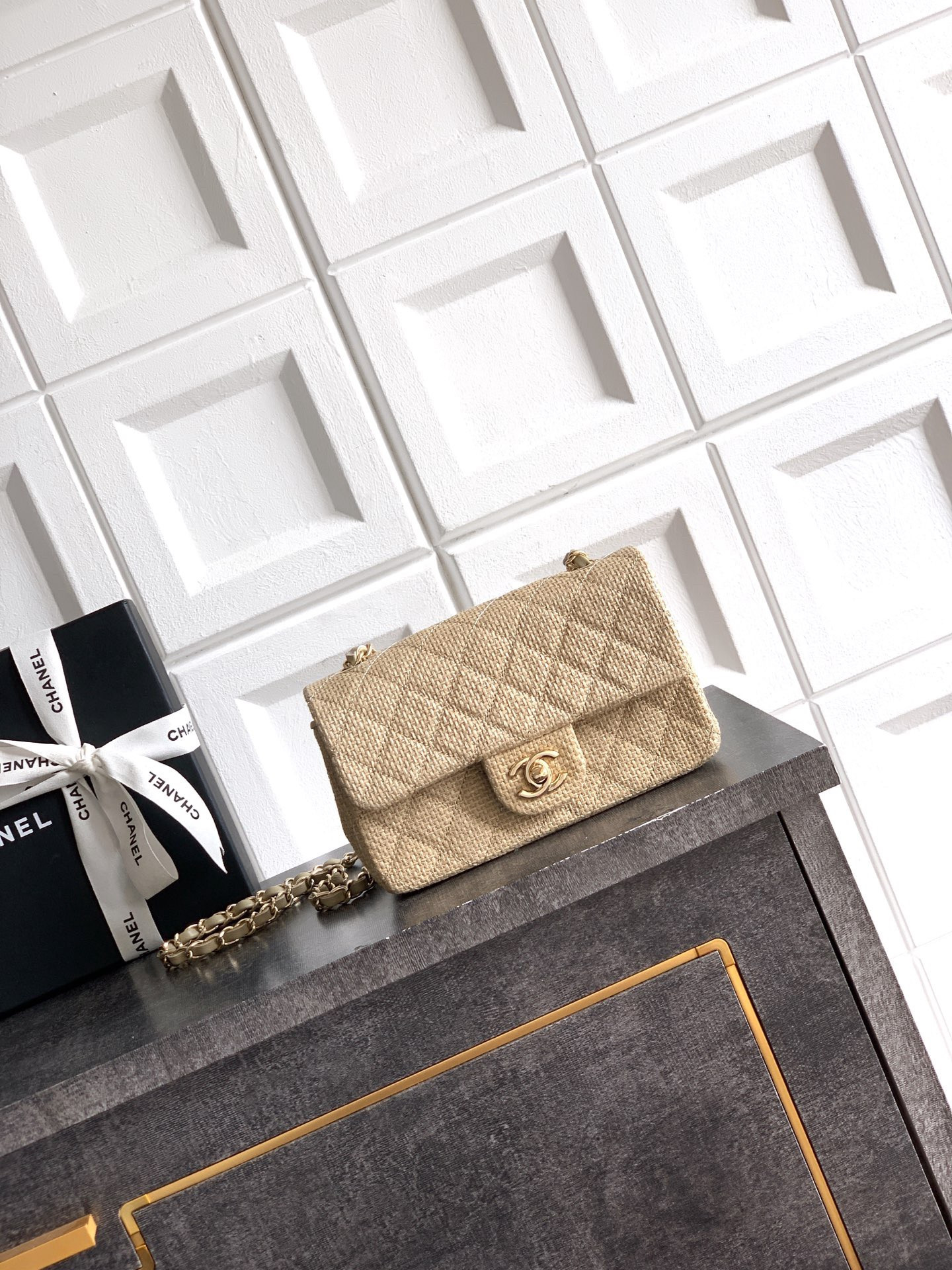 Cha*nel Rectangular Flap-20/26CM