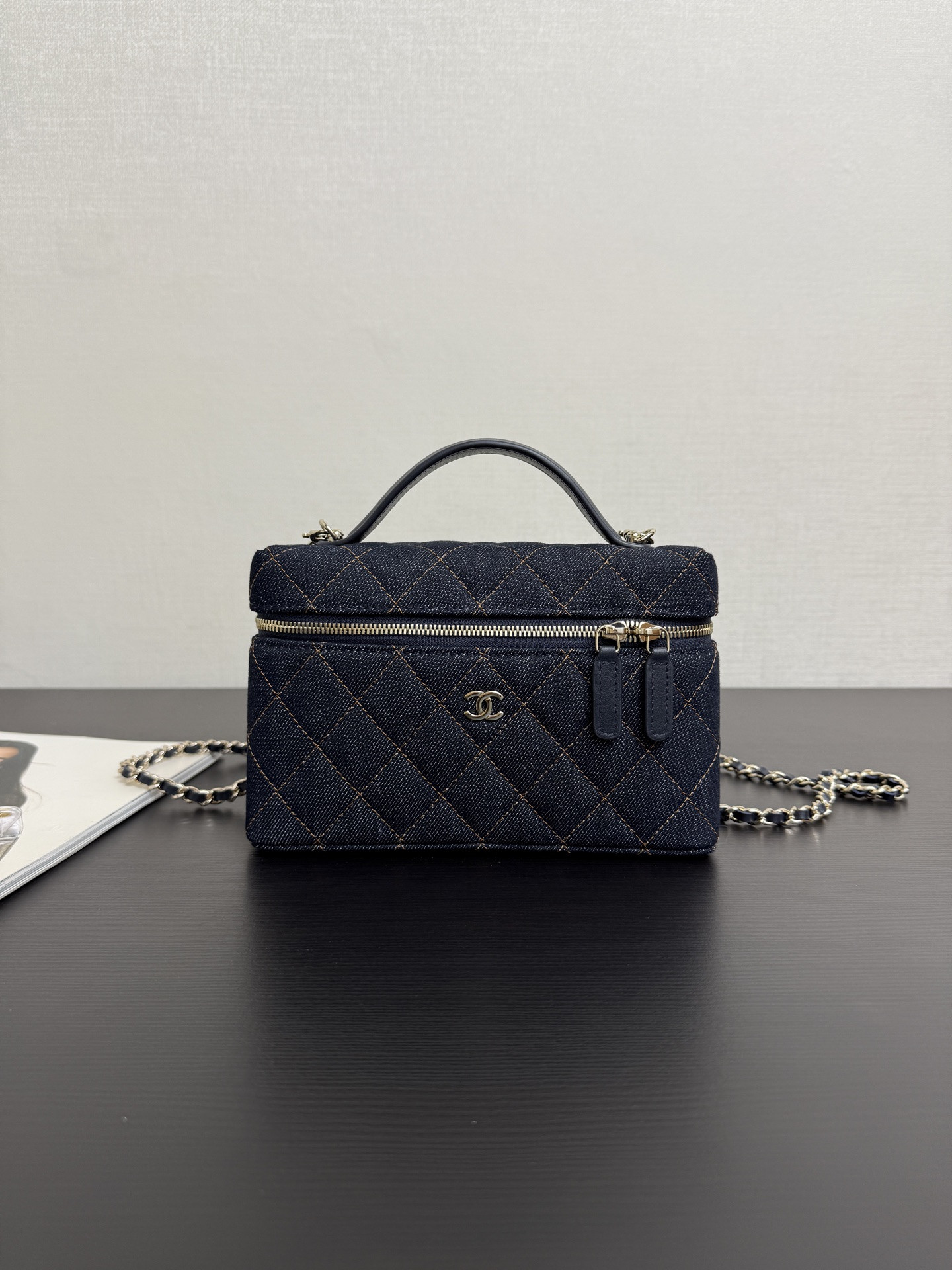 Ch@nel Cosmetic Bag-19.5×17×5CM