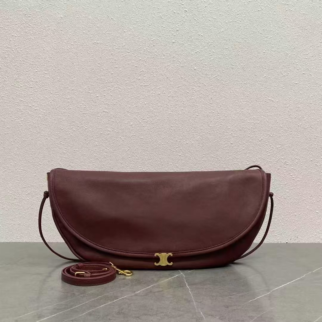 Celin* Halfmoon Soft Triomphe Bag-46x19x10CM