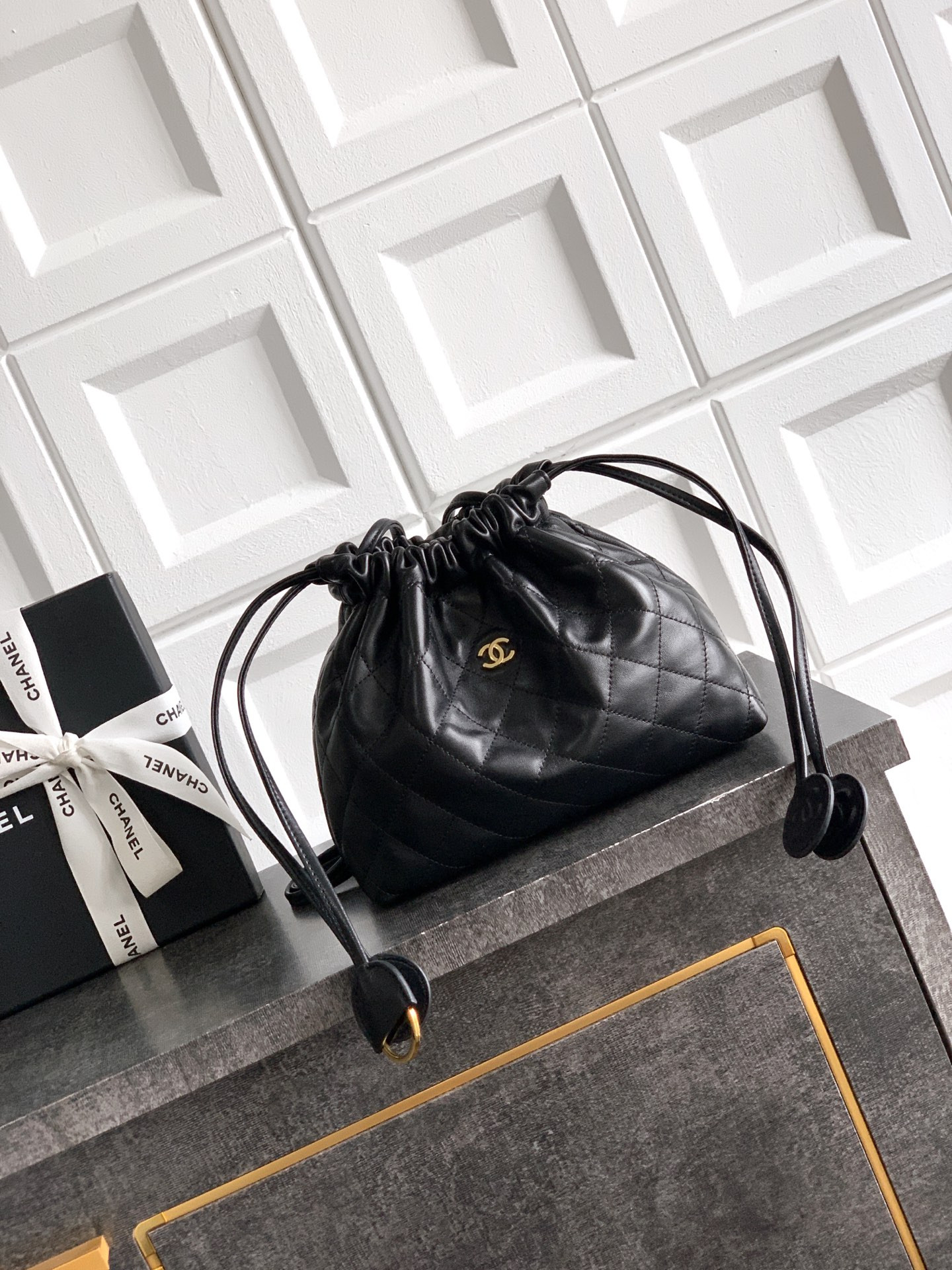 Ch@nel Spring Summer 2026 Hobo Bag-17x 22 x8CM