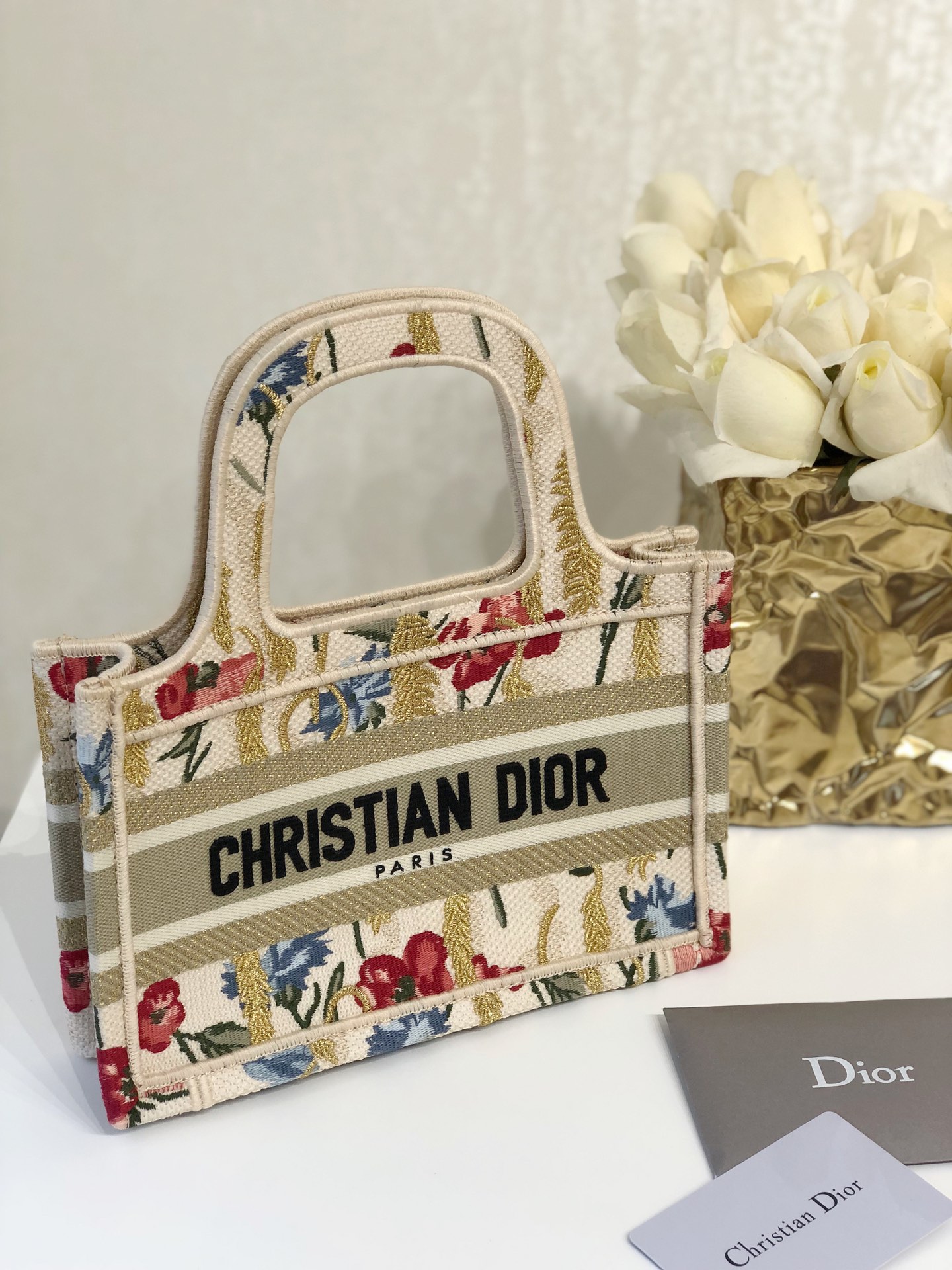 D*or mini book tote-23*17*7cm