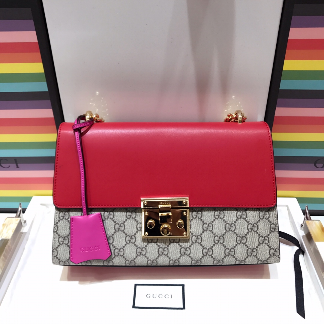 G*u*i padlock bag-30*19*10cm