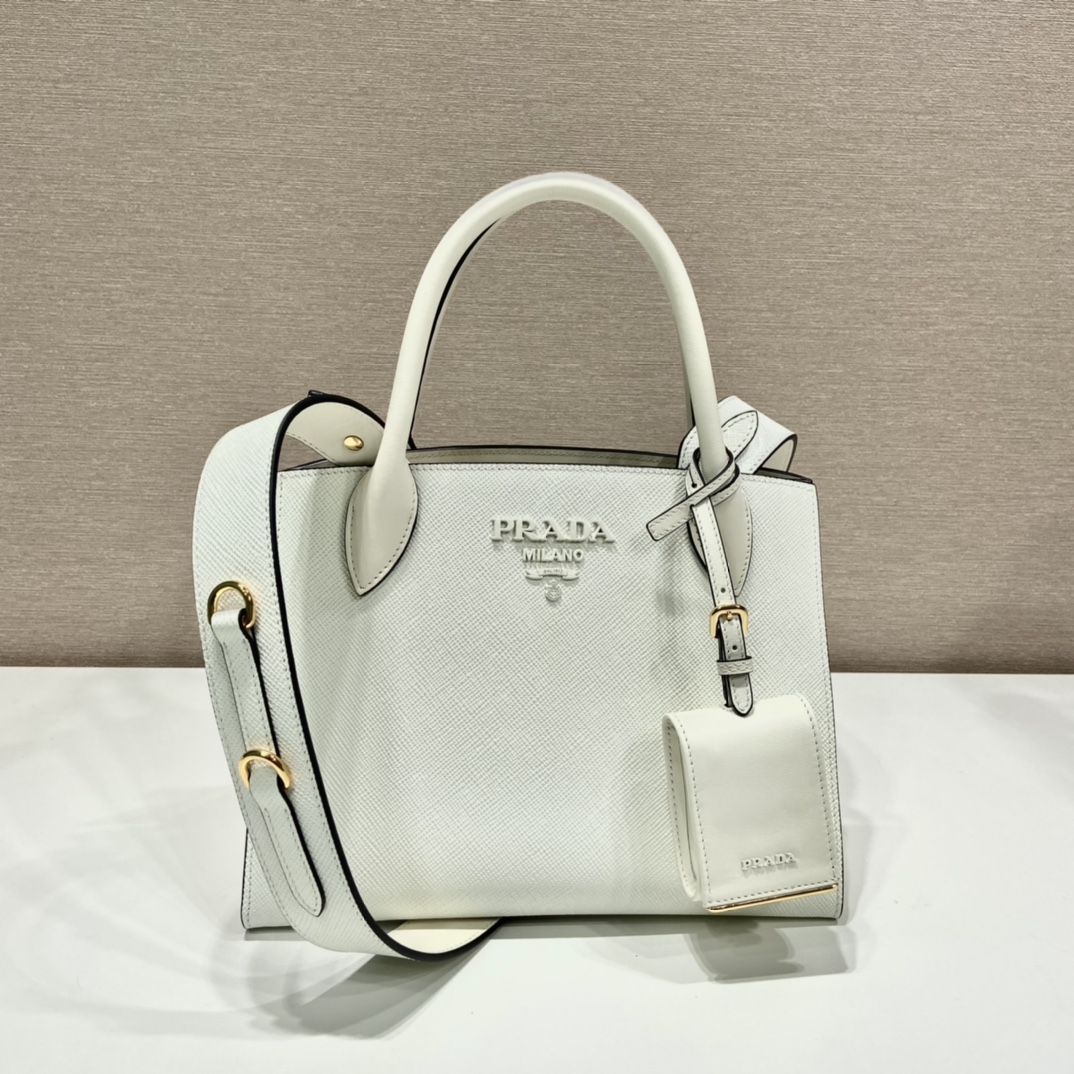 Pra*a 1ba156 tote-26*20*15&33*24*15cm