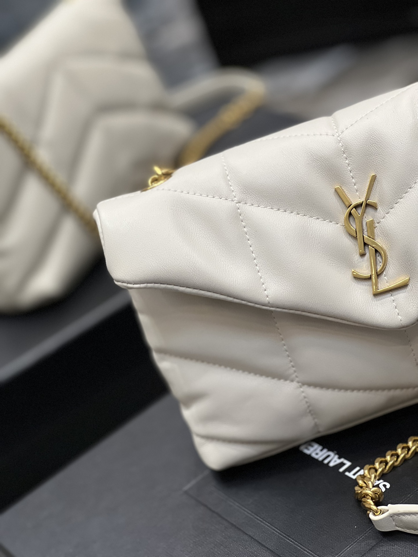 Y*L loulou puffer-lambskin leather