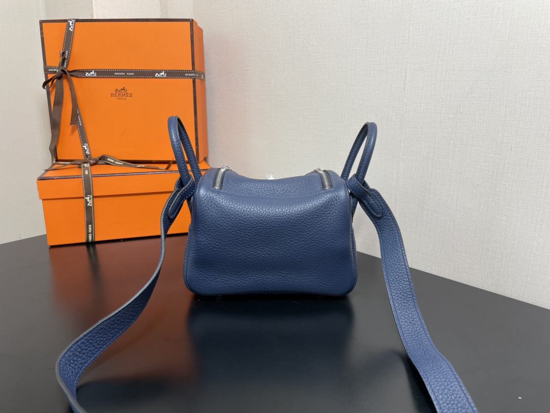 H**mes lindy 19-togo leather-19cm