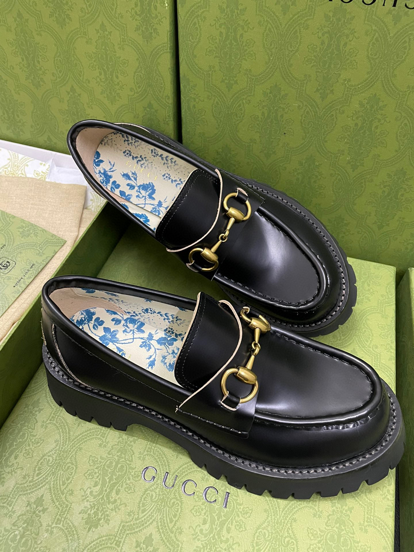 G*u*i loafers-4.5cm