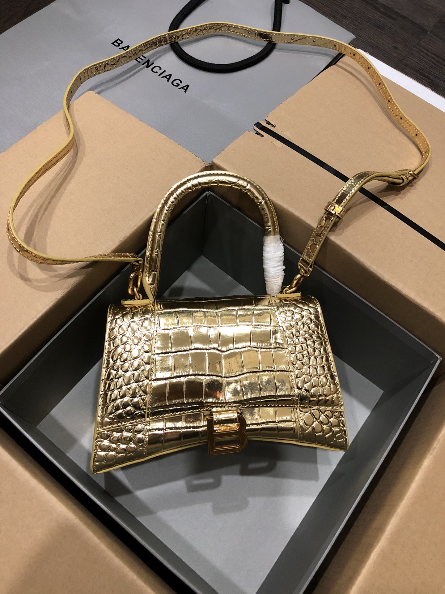 Ba*len*cia*ga hourglass bag-23x10x24cm