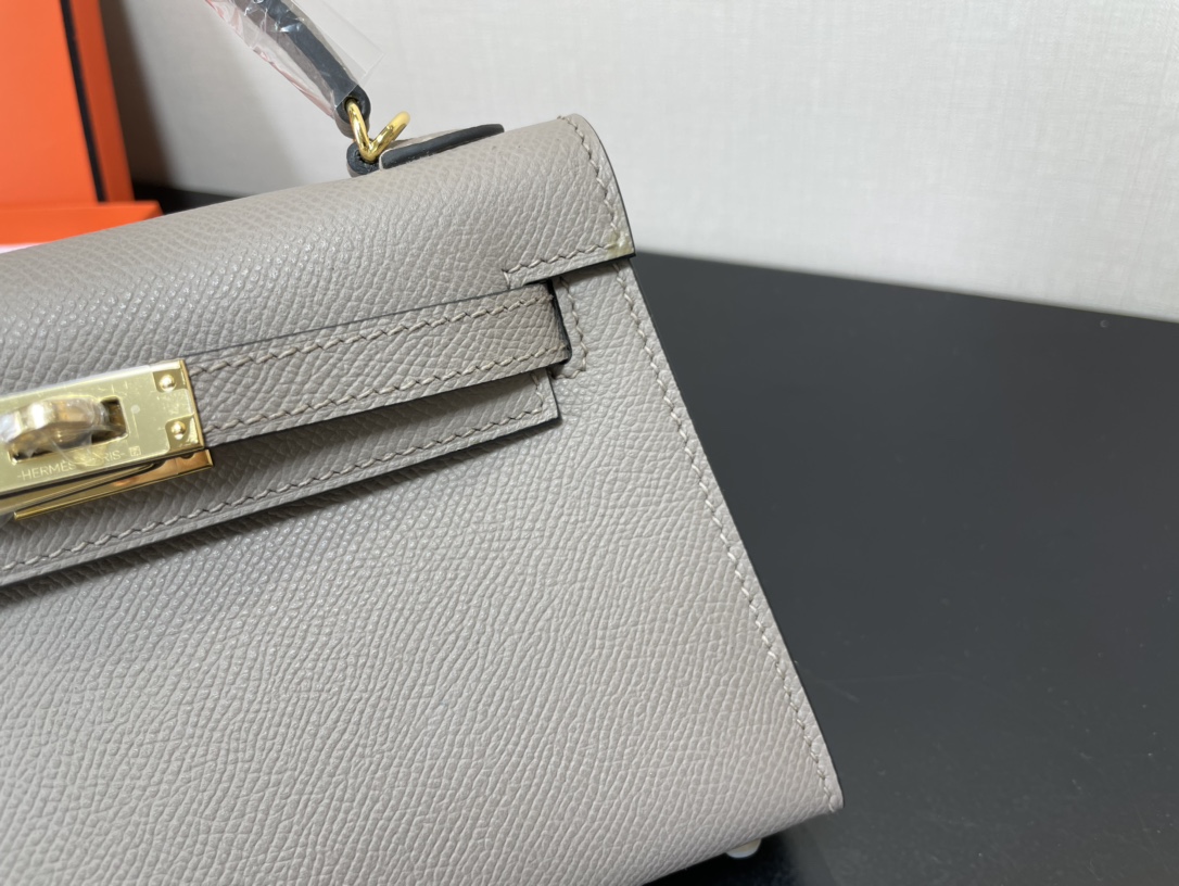 H**mes kelly-gold&silver hardware-19cm