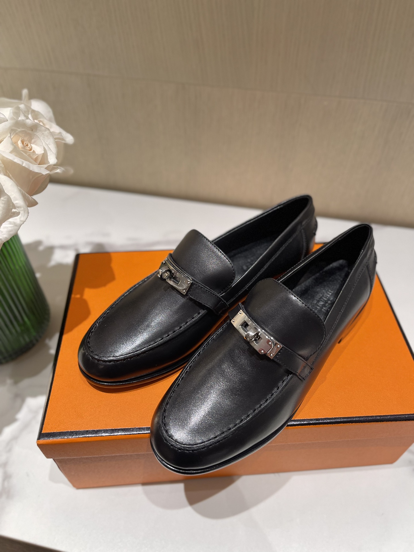 H**mes loafers(eu35-eu40)