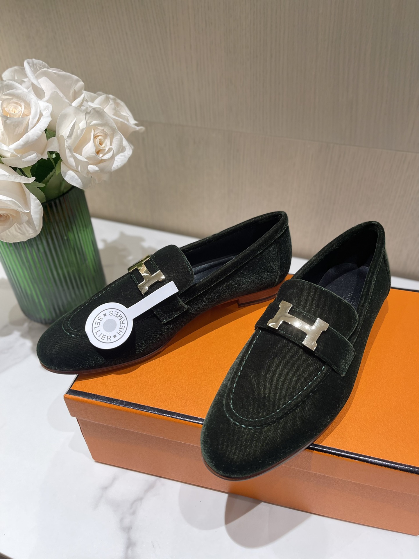 H**mes loafers(eu35-eu40)