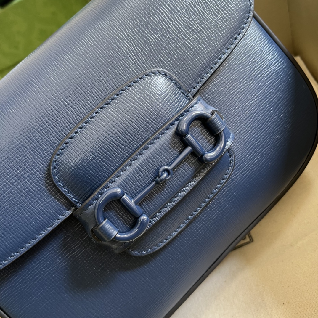 G*u*i 1955 horsebit shoulder bag-20.6*14.4*5.1cm
