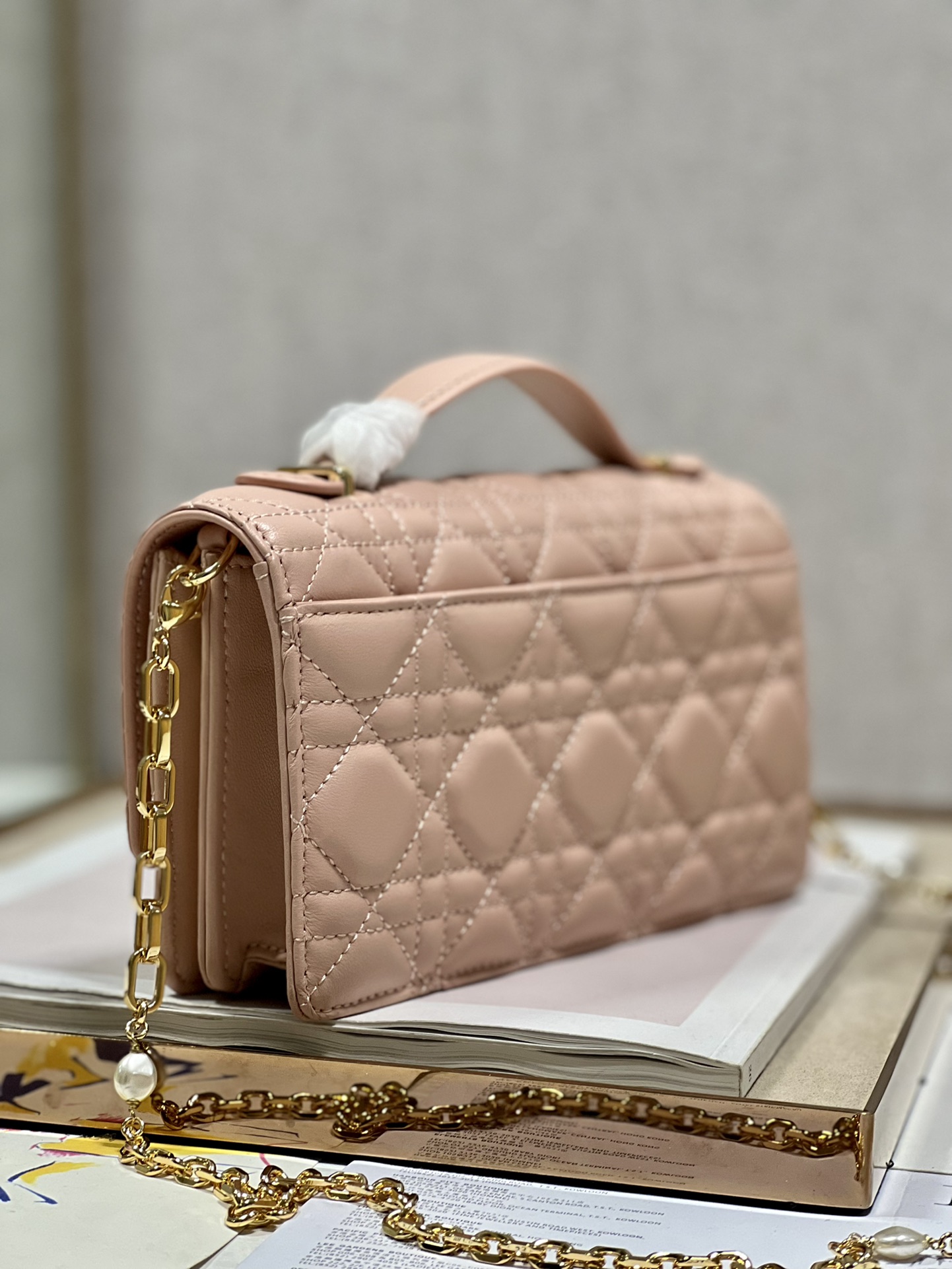 lady D*or bag-21 x 11.5 x 4.5ccm