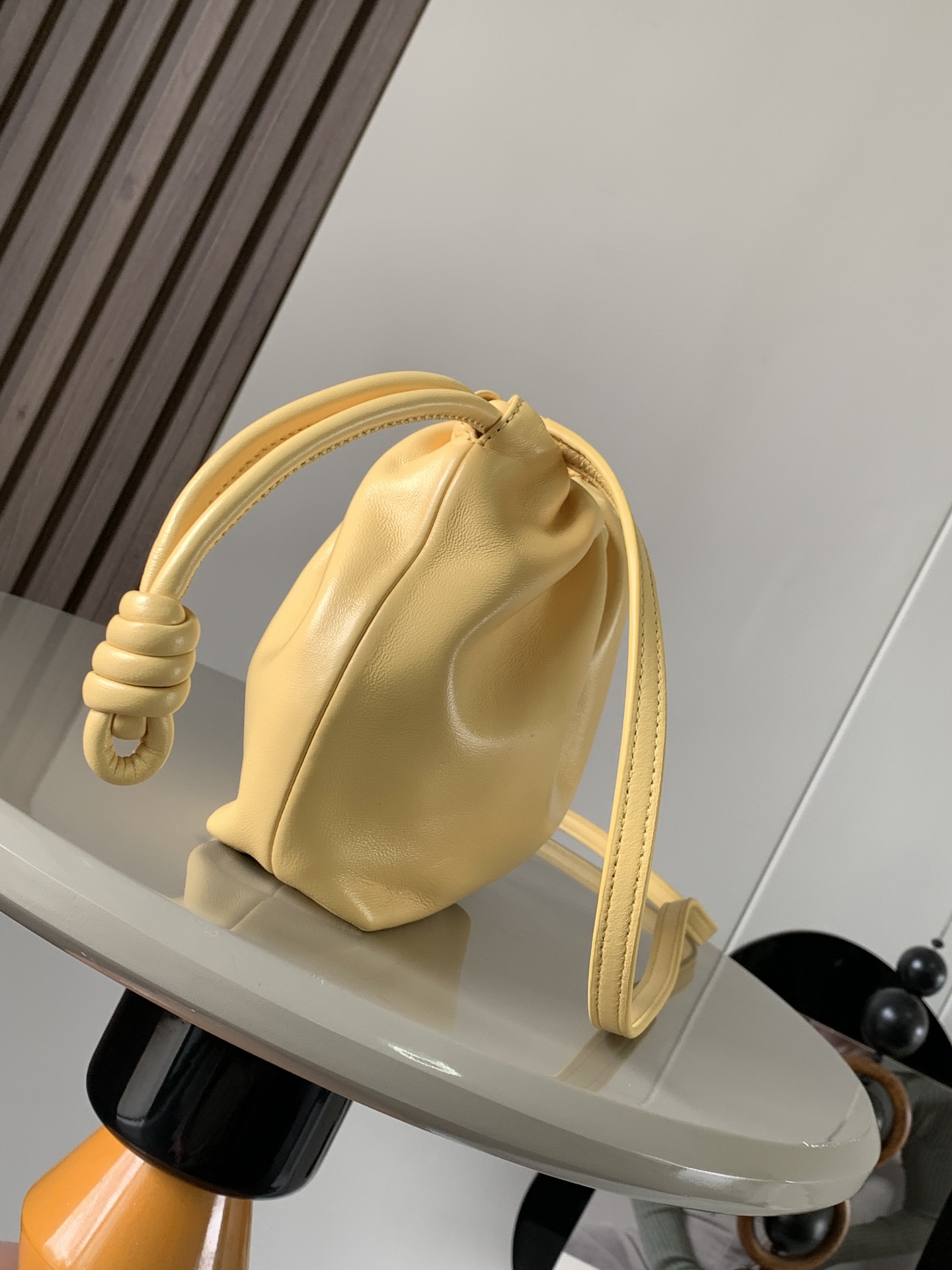 L0ew* mini flamenco purse bag-23*17*5.5cm