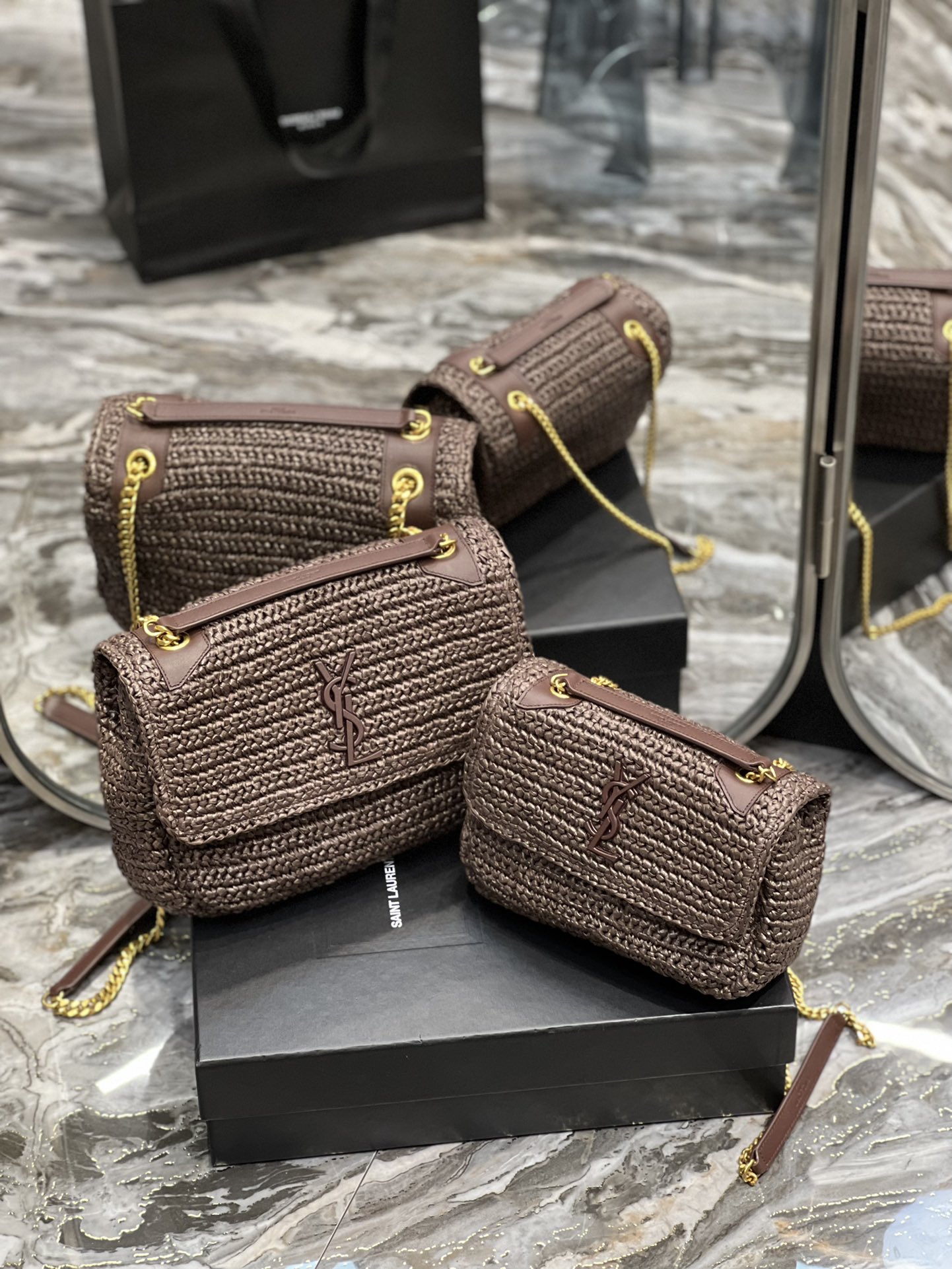 Y*L niki bag-22*16.5*12&28*20.5*8.5cm