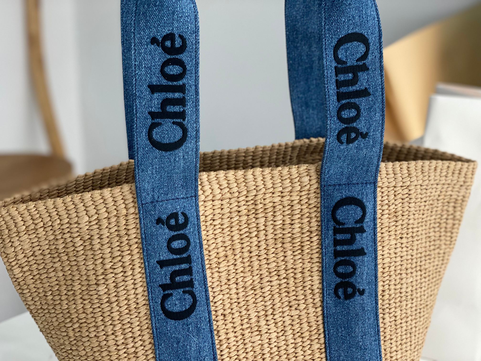 Ch10e woody bucket bag-28*48*28cm