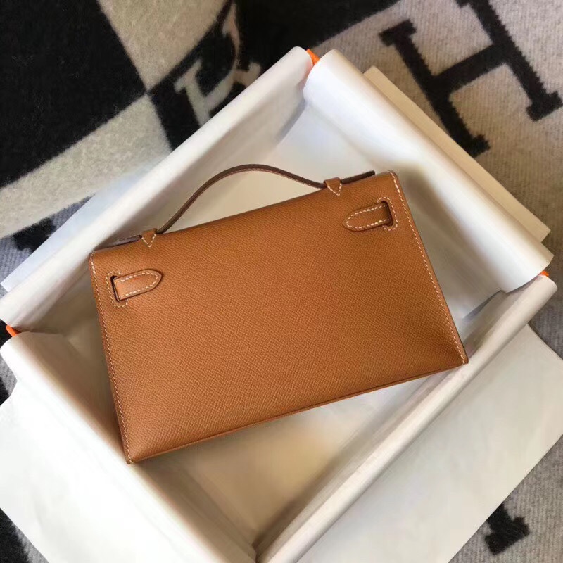 H**mes mini kelly pochette-epsom leather-22cm