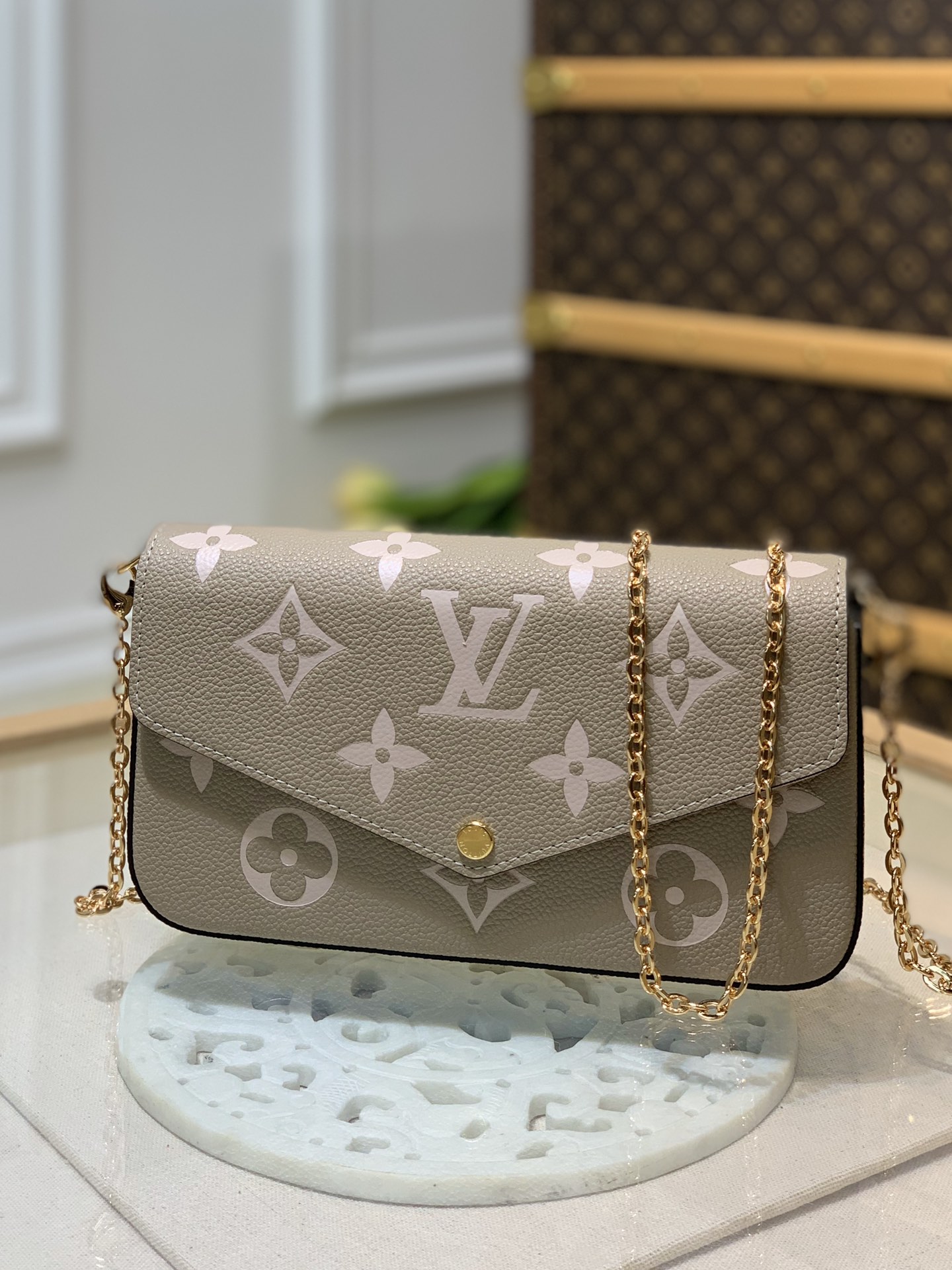 l0*is V*t0n m83589 pochette félicie wallet -21*12*3cm