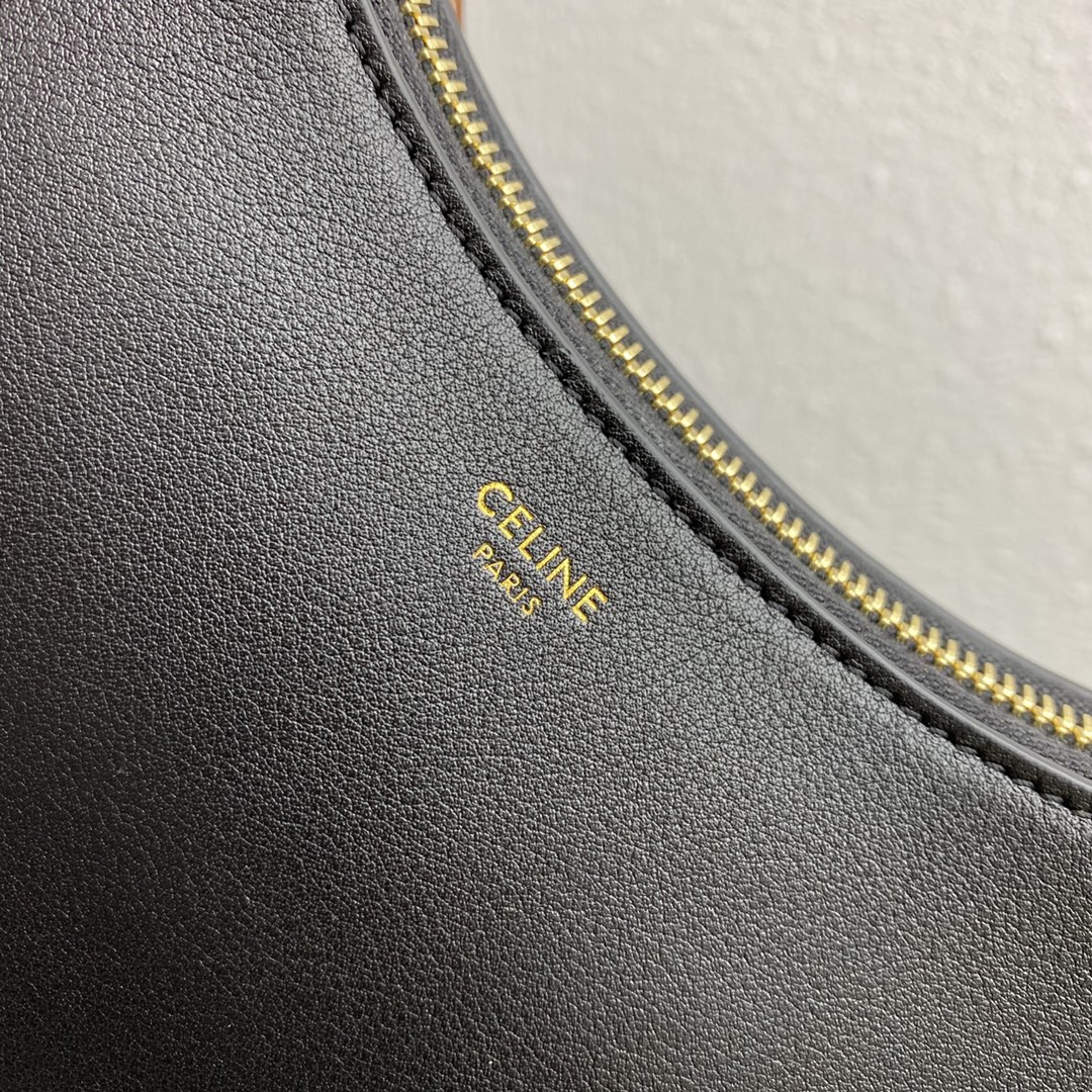 Ce**e brown leather ava hobo-24×13×7cm