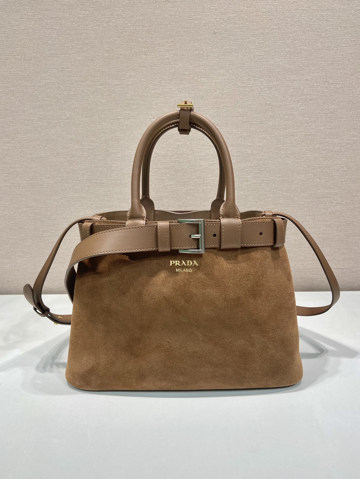 Pra*a double1ba434 bag-32Ｘ23Ｘ11cm