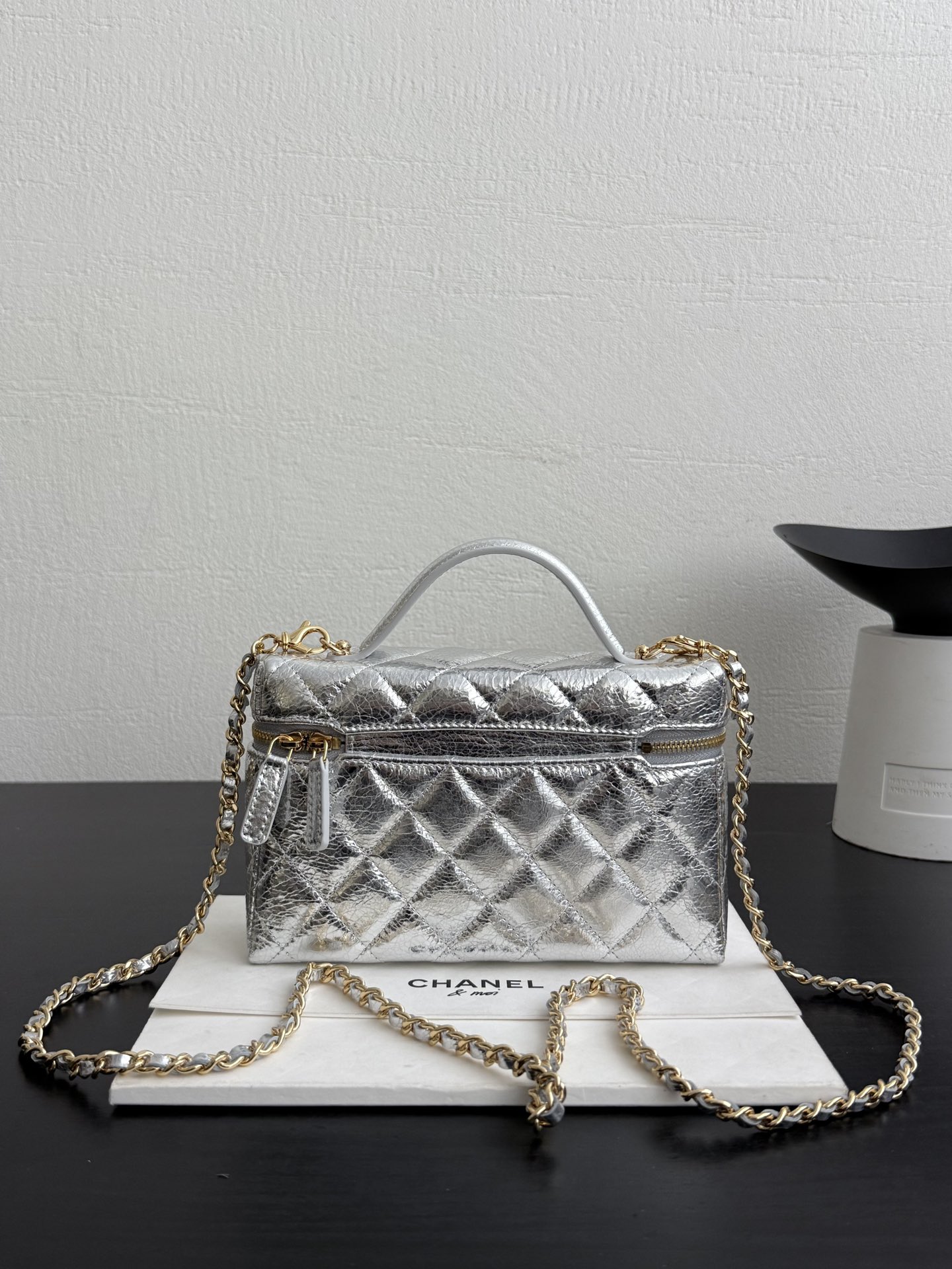 Ch@nel Cosmetic Bag-19.5×17×5CM