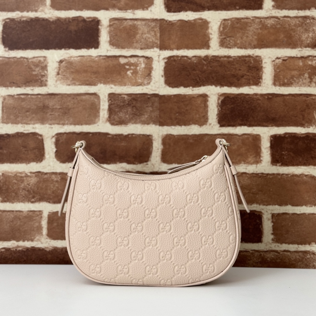 Gv*c* GG Emblem Medium Shoulder Bag-25.5*20CM