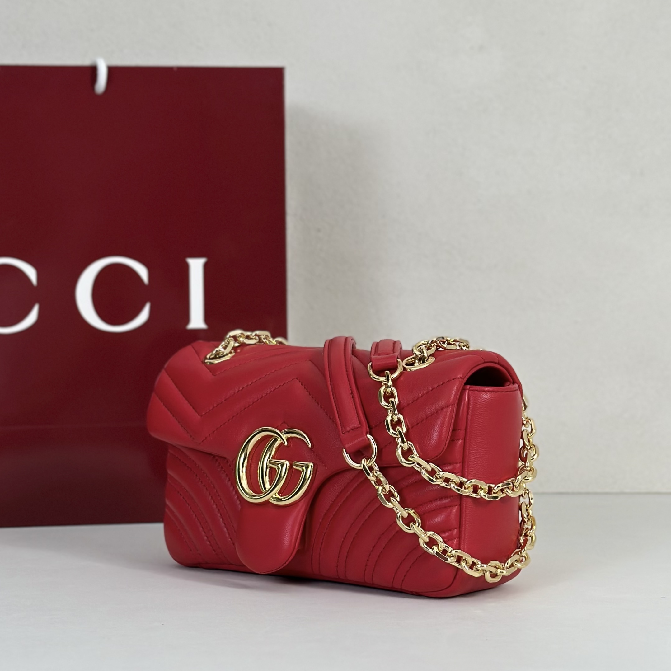 Gvc*1 Marmont Bag-14*23*6CM