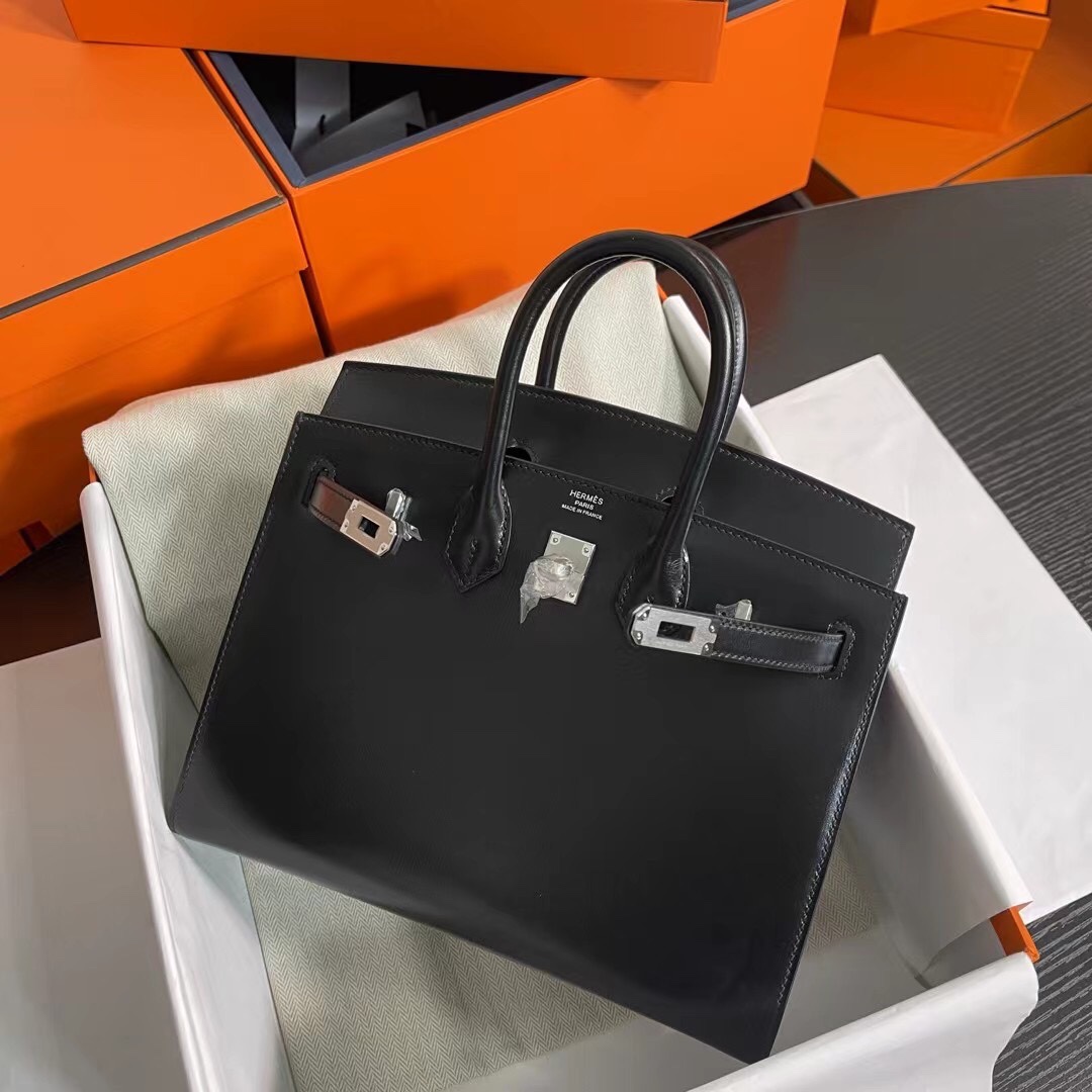 H**me5 Birkin Bag-Box Leather