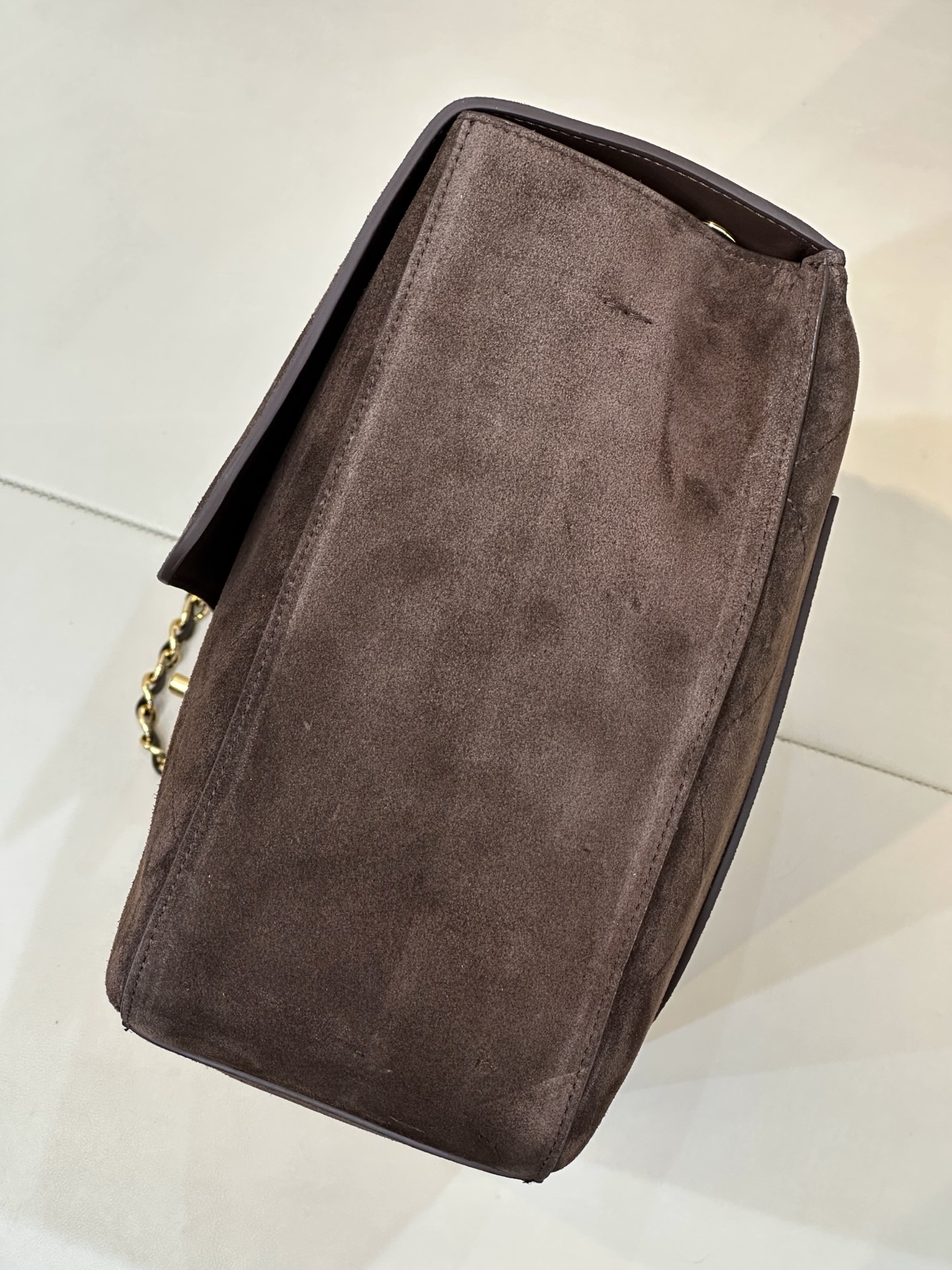 Ch@nel Maxi Flapbag , Grained Calfskin & Gold-Tone Metal, lLight-26*38.5*11CM