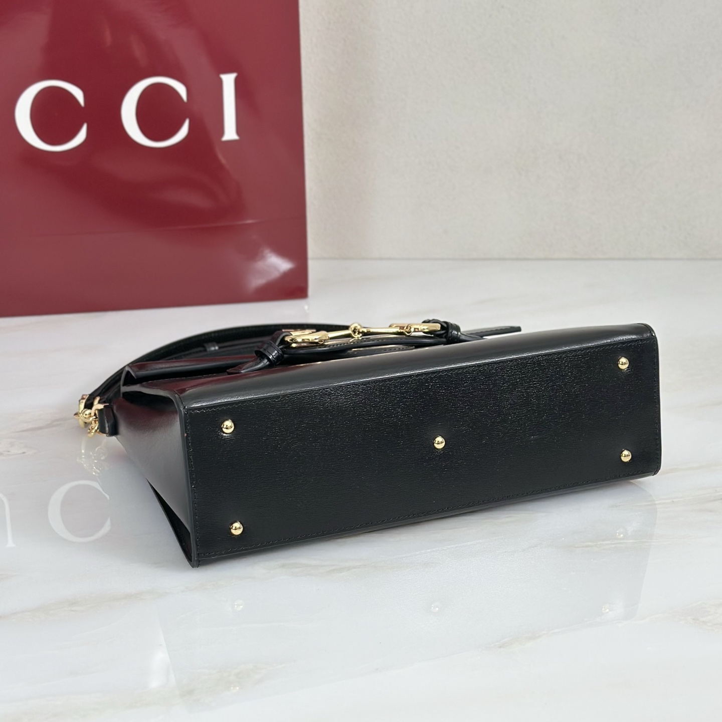 Guc*ci Medium Horsebit Duomo Bag-20*13.5*6CM