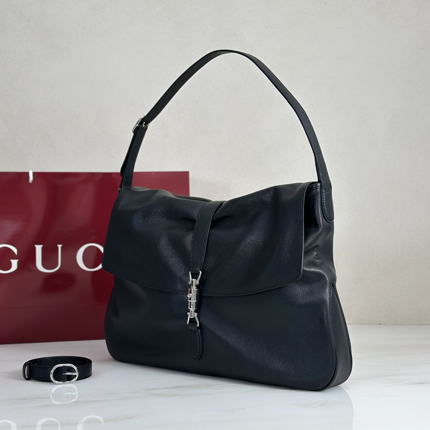 Gvc*1 Jackie Flap Large Crossbody Bag-43*29*5CM