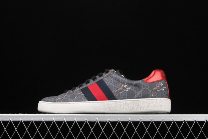 G*u*i jbg leather and sued black and tiger ‎429445 g0k20 1102