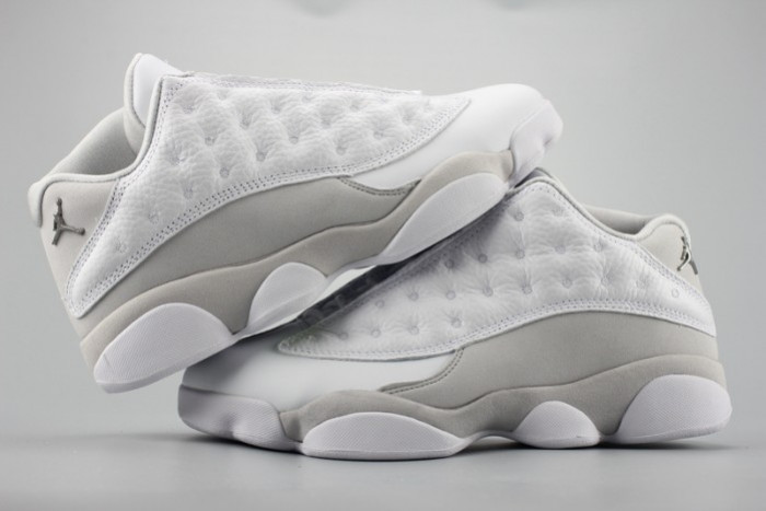 Air Jordan 13 Low“Pure Money” white mens 310810-100