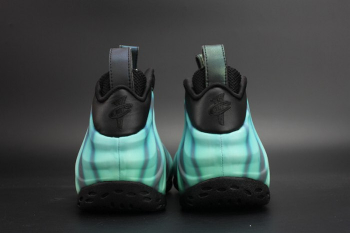 nike air foamposite one “N0r*hern lights” black/green mens 840559-001