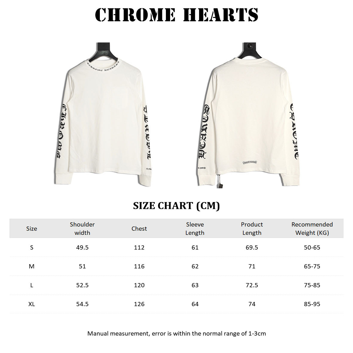 Ch*0me He**ts 25FW Long-sleeved T-shirt