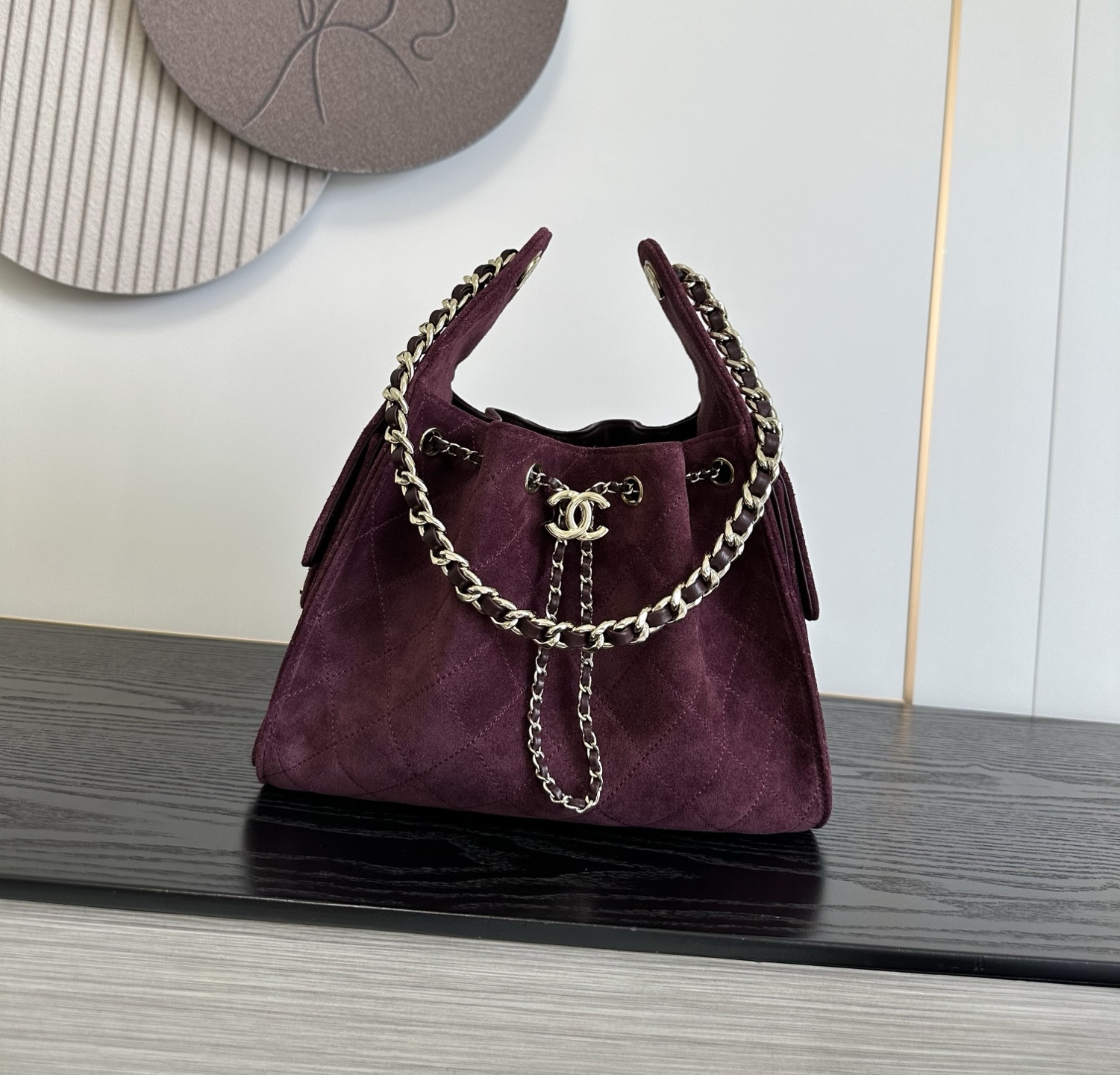 Ch**el 25C Bucket Bag AS5293 26x30x14cm