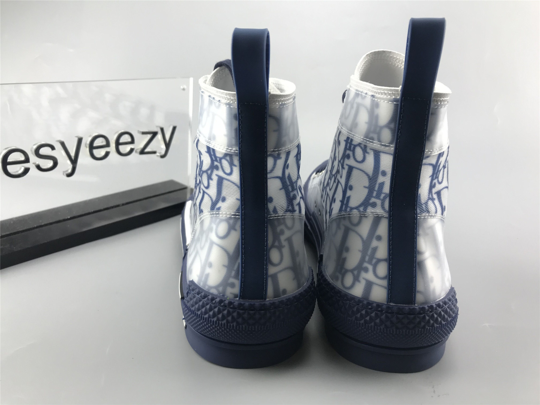 UA D10r B23 HIGH TOP BLUE OBLIQUE