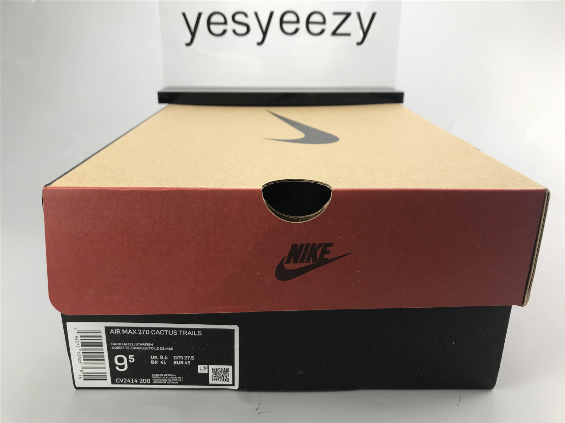 UA NIKE TRAVIS SCOTT X AIR MAX 270 REACT ENG PS 