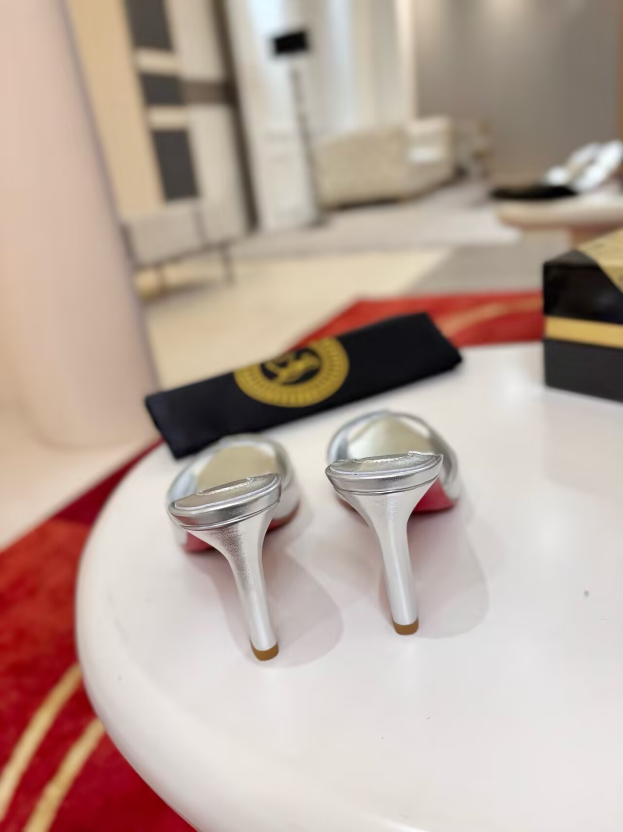 UA Chr1st1an Louboutin Me Dolly Mules 8.5cm Heel