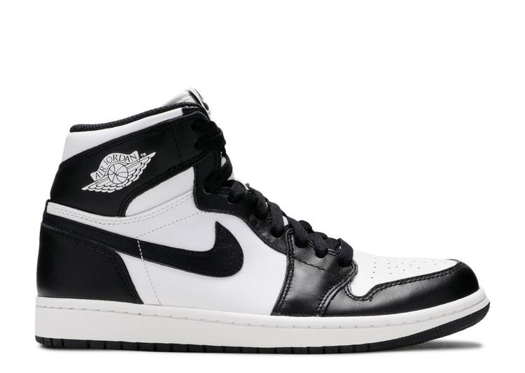 UA AIR JORDAN 1 RETRO HIGH OG "BLACK WHITE"