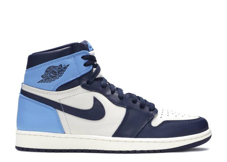 UA AIR JORDAN 1 RETRO HIGH OG 'OBSIDIAN UNC'