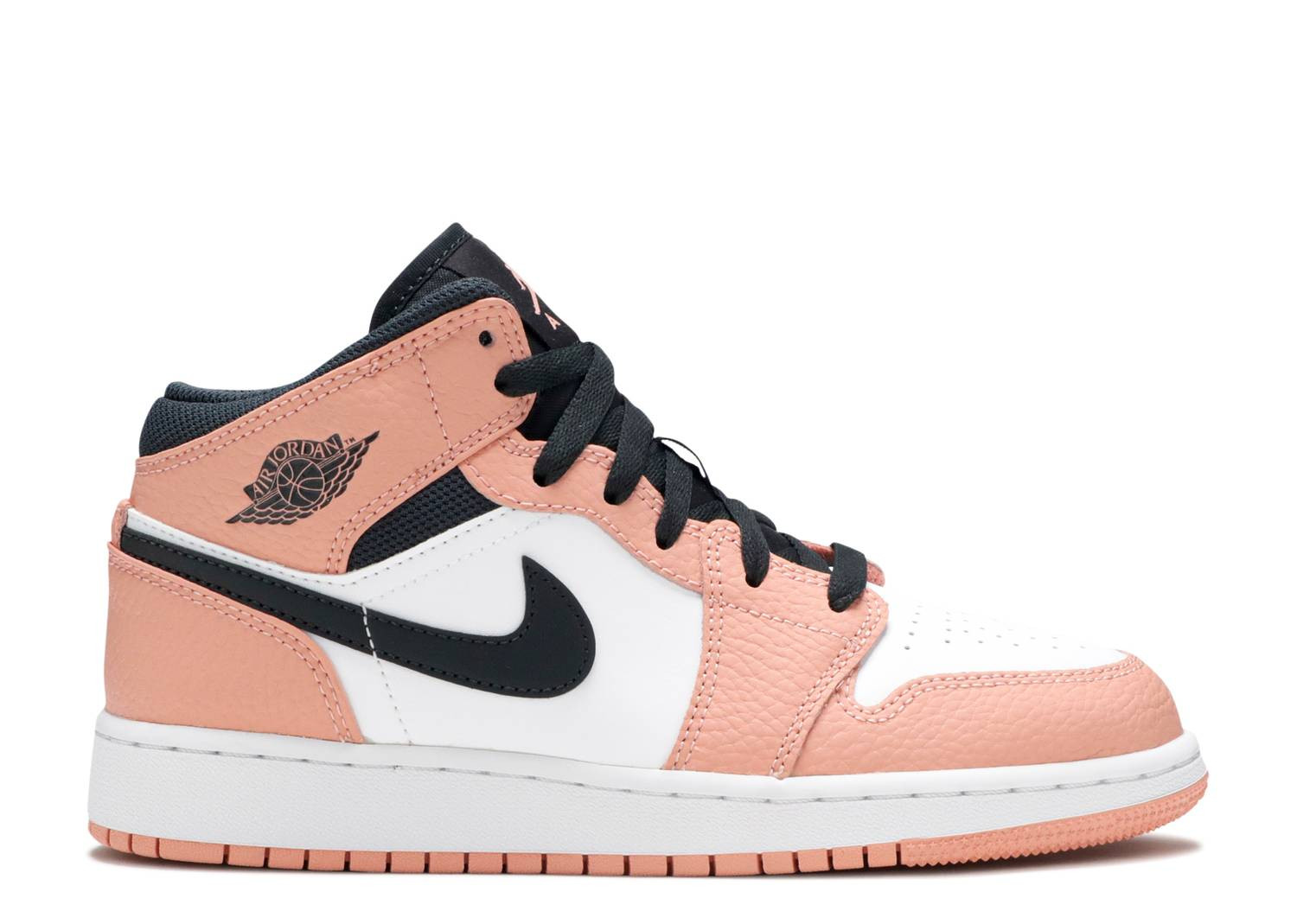 UA  AIR JORDAN 1 MID GS 'PINK QUARTZ'