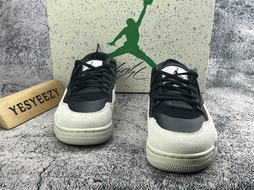 UA Jordan 4 RM Black Light Bone