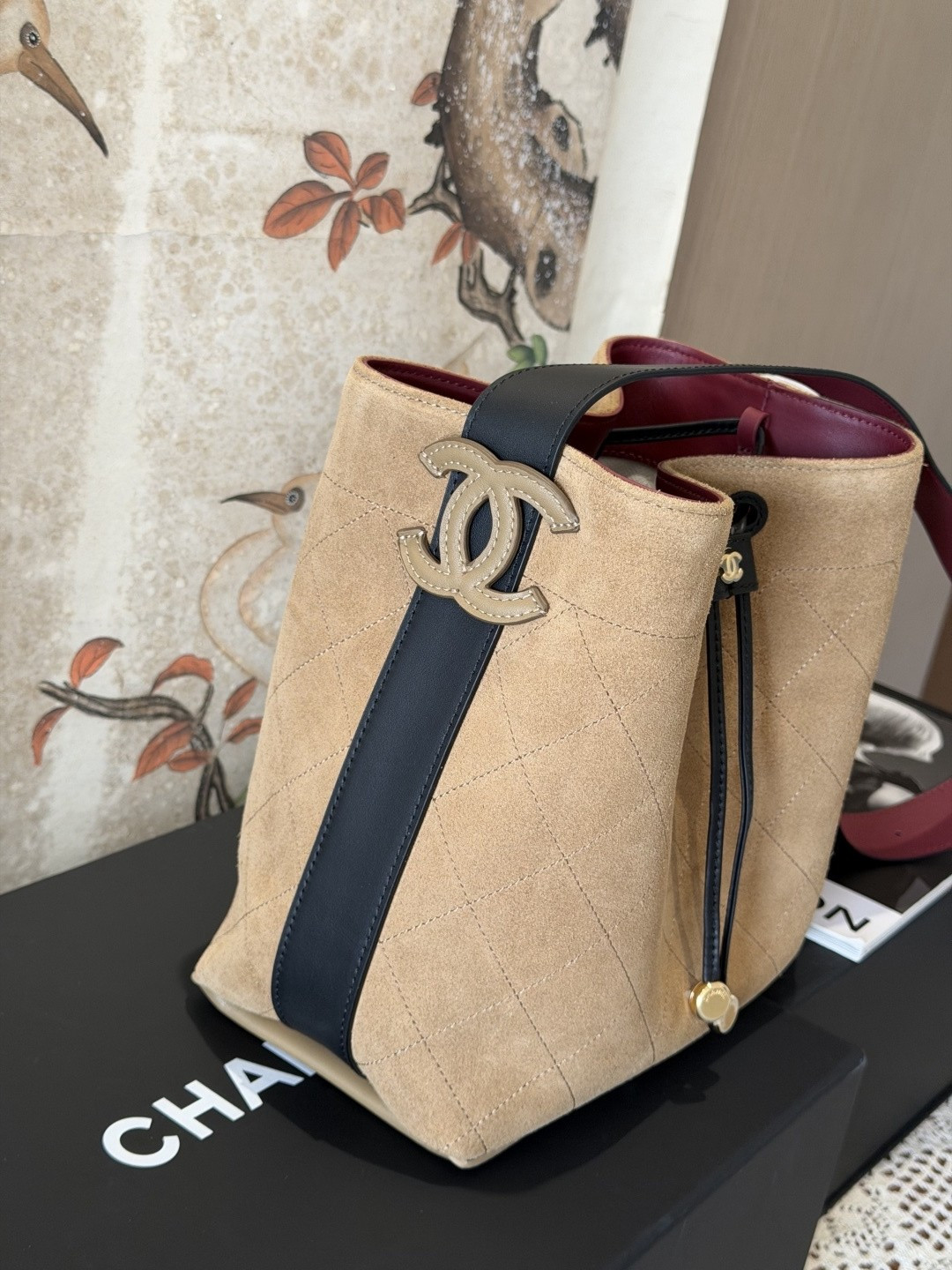 Ch**el Bucket Bag AS6357 23x23x14.5cm